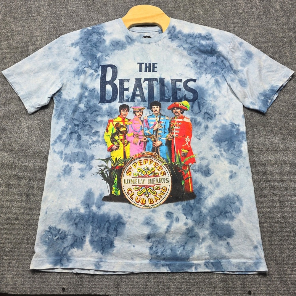 The Beatles Sgt Peppers Lonely Hearts Club Band Tie Dye Graphic T-Shirt‎ Men 2XL - Picture 2 of 10